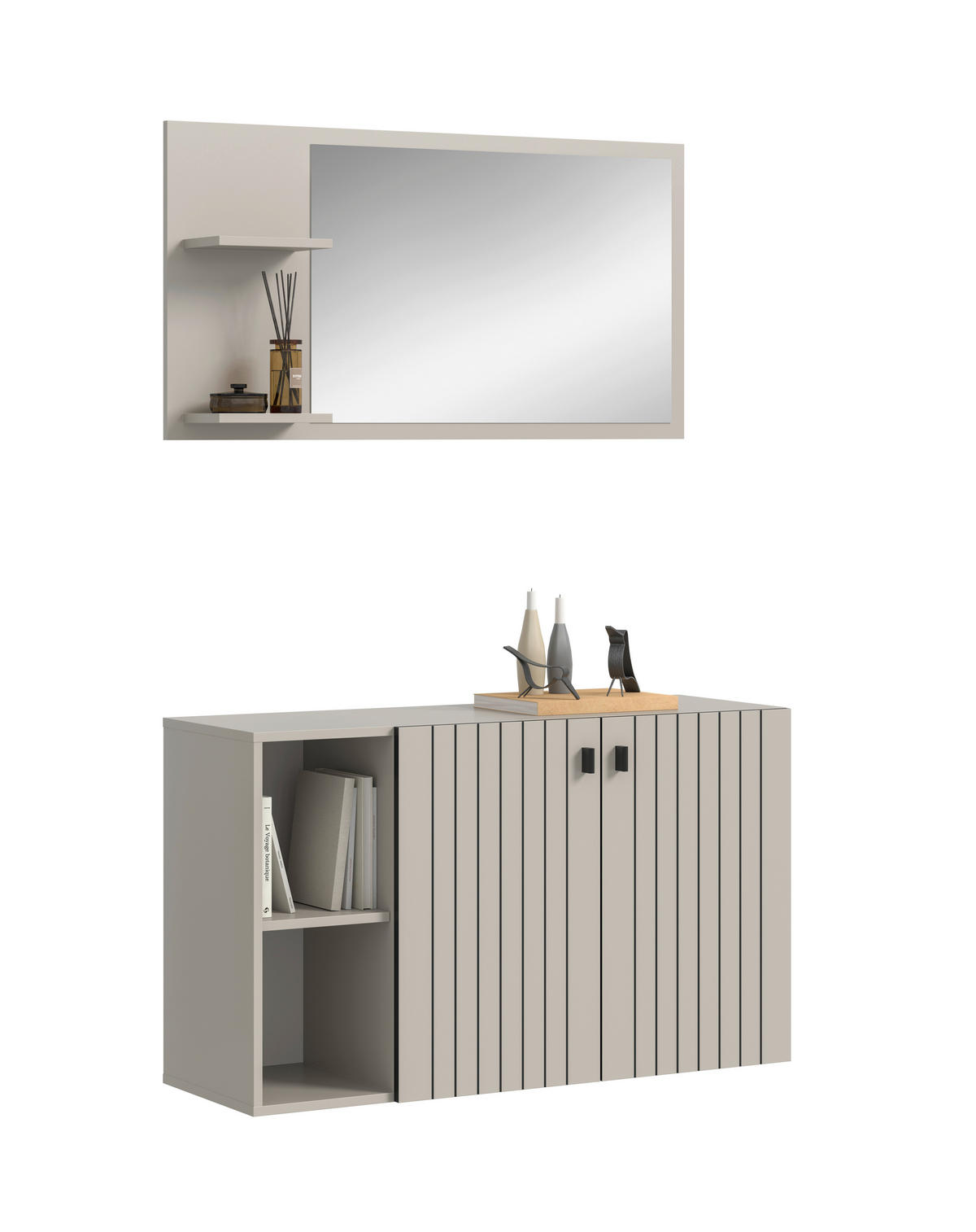 Garderobenset STATION Cashmere B/H/T: ca. 106x192x37 cm STATION - Cashmere (106,00/192,00/37,00cm) - xonox.home