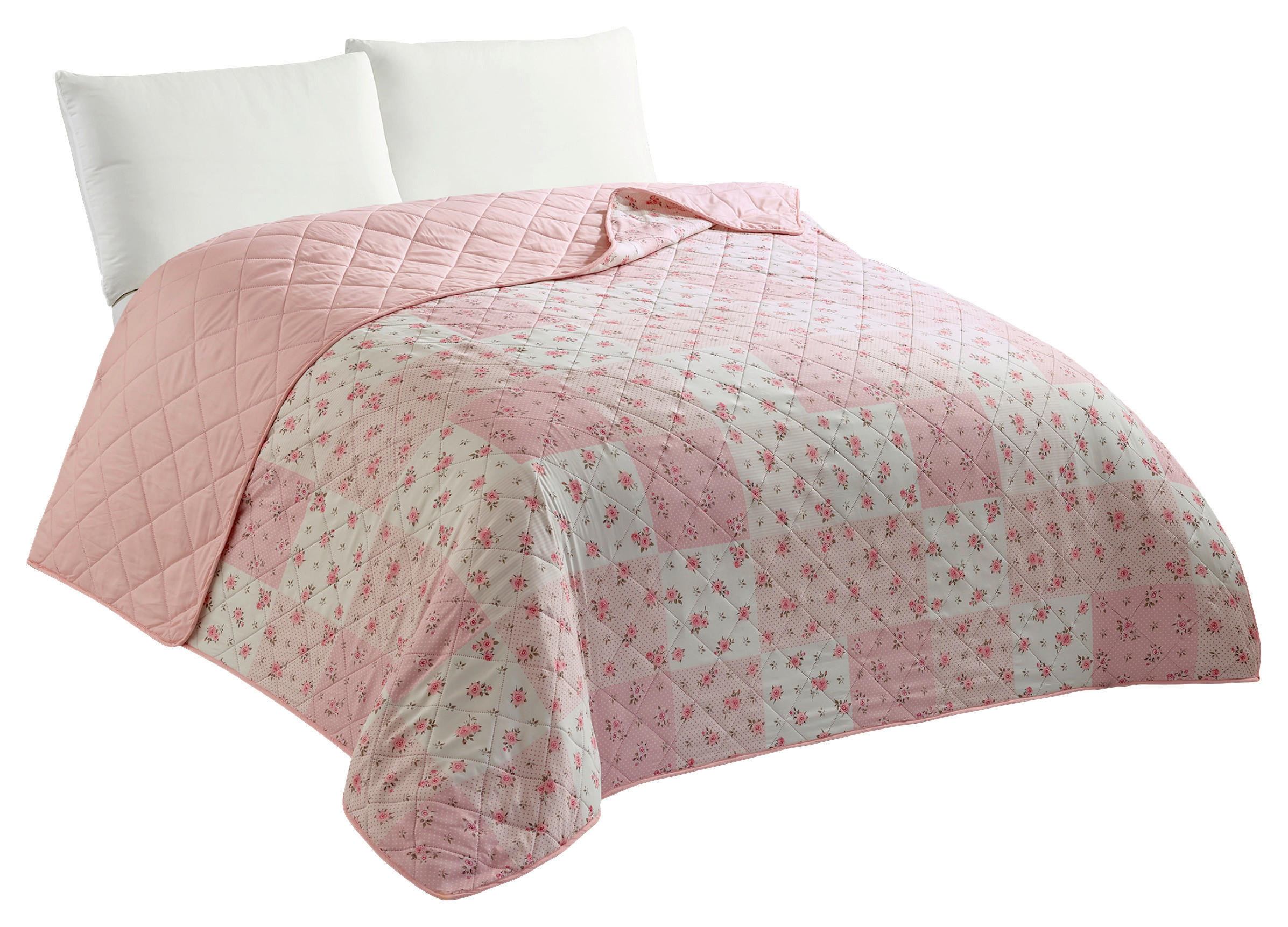 Tagesdecke Tagesdecke_Patchwork rosa 220x240 - rosa (220,00/240,00cm)