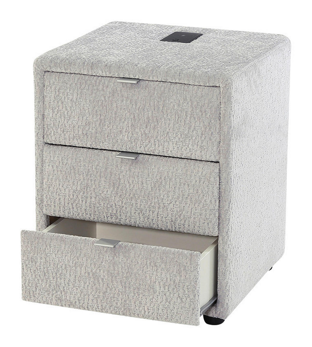 Nachtkonsole  hellgrau Lissy_Nachtkonsole 410/39 - hellgrau (44,00/54,00/45,00cm)