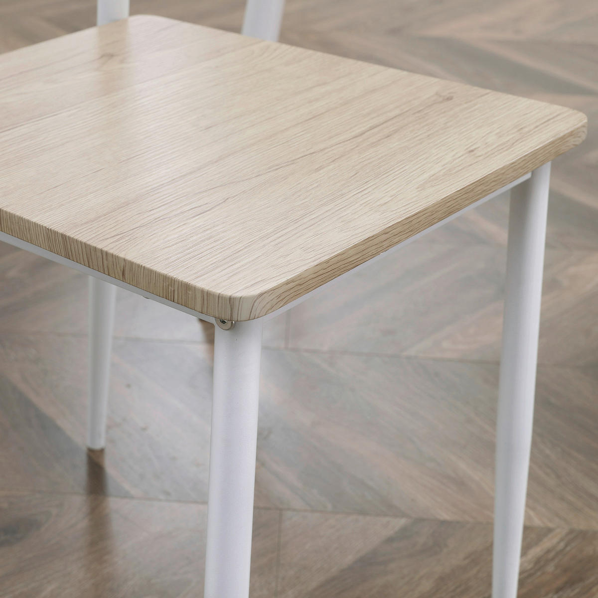 Essgruppe 835-086 natur B/H/T: ca. 70x76x70 cm 835-086 - natur (70,00/76,00/70,00cm) - HOMCOM