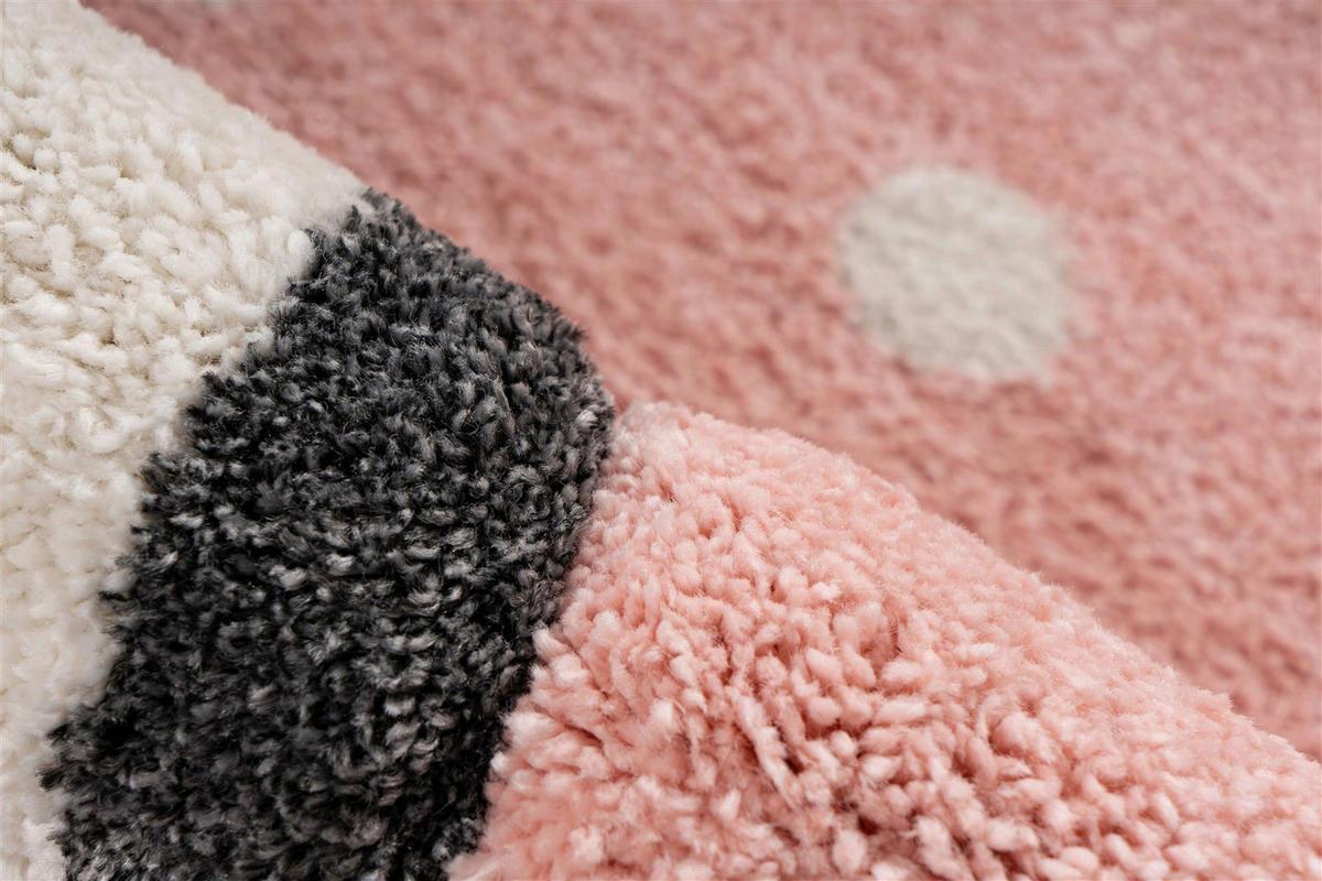 Kayoom Kurzflorteppich Australia - Gidya rosa B/H/L: ca. 80x1,6x150 cm Australia - Gidya - rosa (150,00/80,00/1,60cm) - Kayoom
