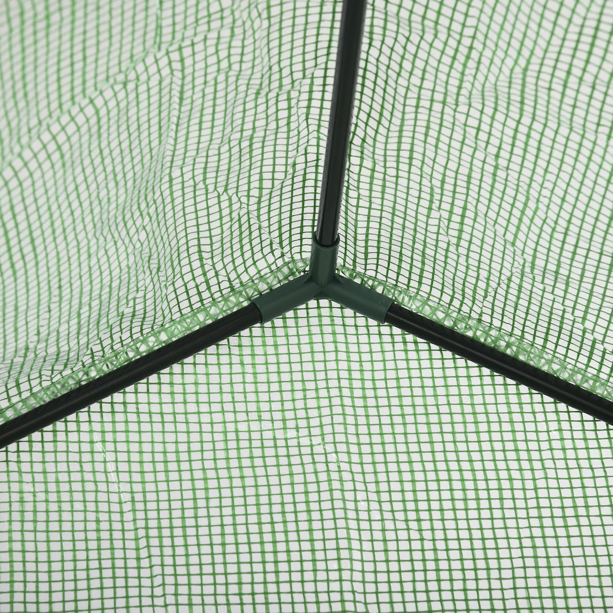 Outsunny Gewächshaus B/H/L: ca. 72x191x141 cm Gewächshaus - grün (141,00/72,00/191,00cm) - Outsunny