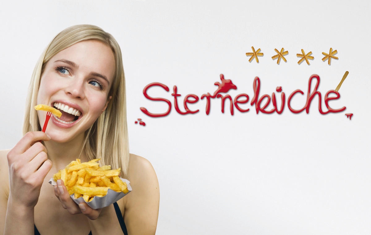 Komar Wandtattoo Sterneküche  Sterneküche B/L: ca. 50x70 cm Sterneküche - (50,00/70,00cm) - Komar