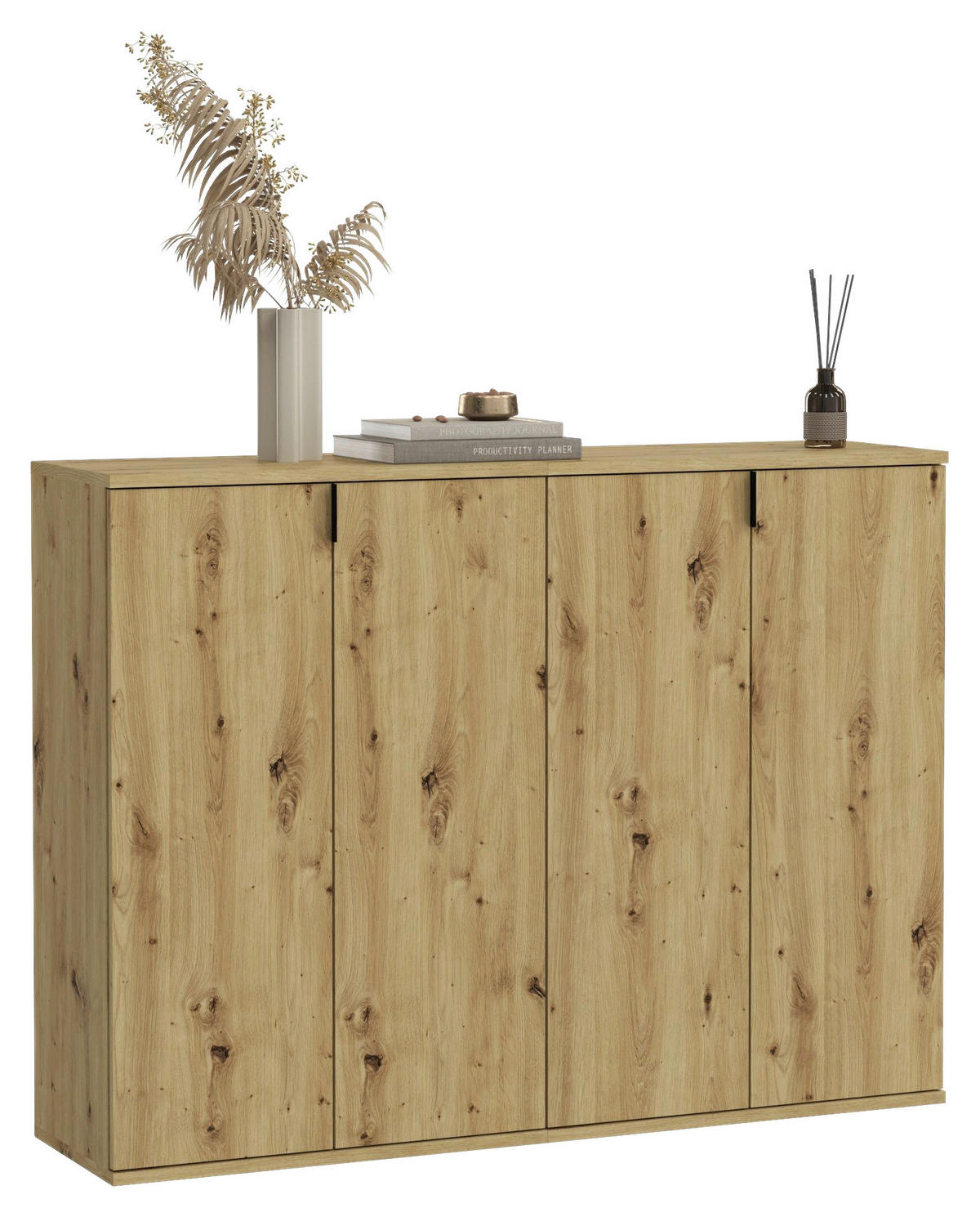 Garderobe PROJEKT Eiche Artisan Nachbildung B/H/T: ca. 122x99x34 cm PROJEKT - Eiche (122,00/99,00/34,00cm) - xonox.home