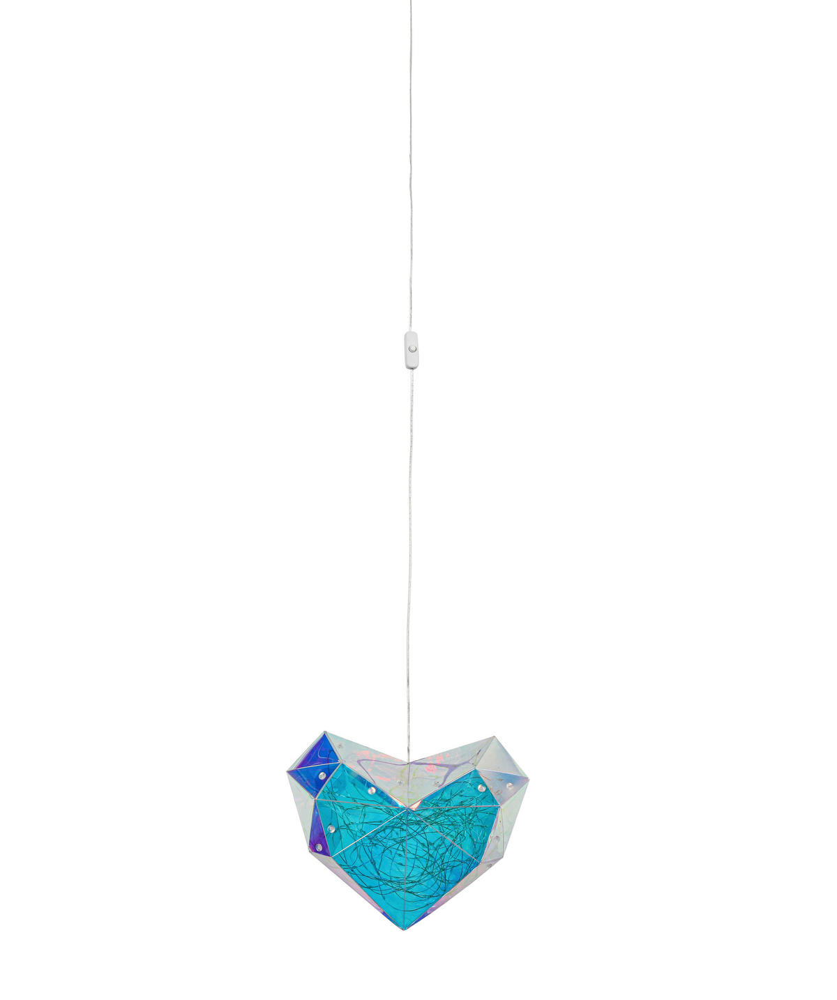 Nolo Dekoleuchte transparent B/H/L: ca. 20x6,5x23 cm LED-Dekoleuchte_Herz - transparent (23,00/20,00/6,50cm) - Nolo