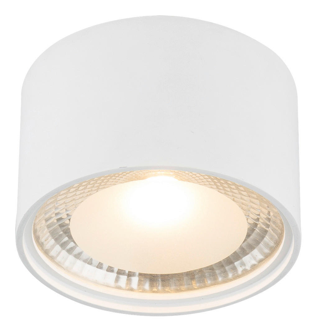 GLOBO LED-Deckenleuchte weiß Glas Metall H/T: ca. 8x11,3 cm 1 Brennstellen SERENA - weiß (11,30cm) - GLOBO