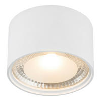 GLOBO LED-Deckenleuchte weiß Glas Metall H/T: ca. 8x11,3 cm 1 Brennstellen SERENA - weiß (11,30cm) - GLOBO