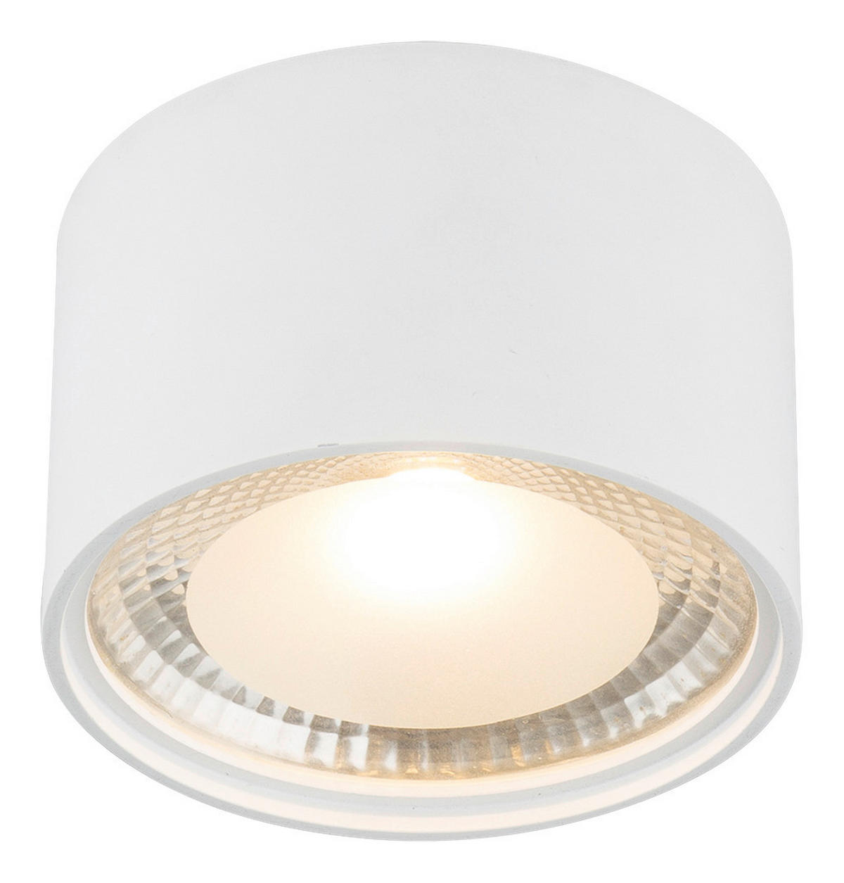 GLOBO LED-Deckenleuchte weiß Glas Metall H/T: ca. 8x11,3 cm 1 Brennstellen SERENA - weiß (11,30cm) - GLOBO