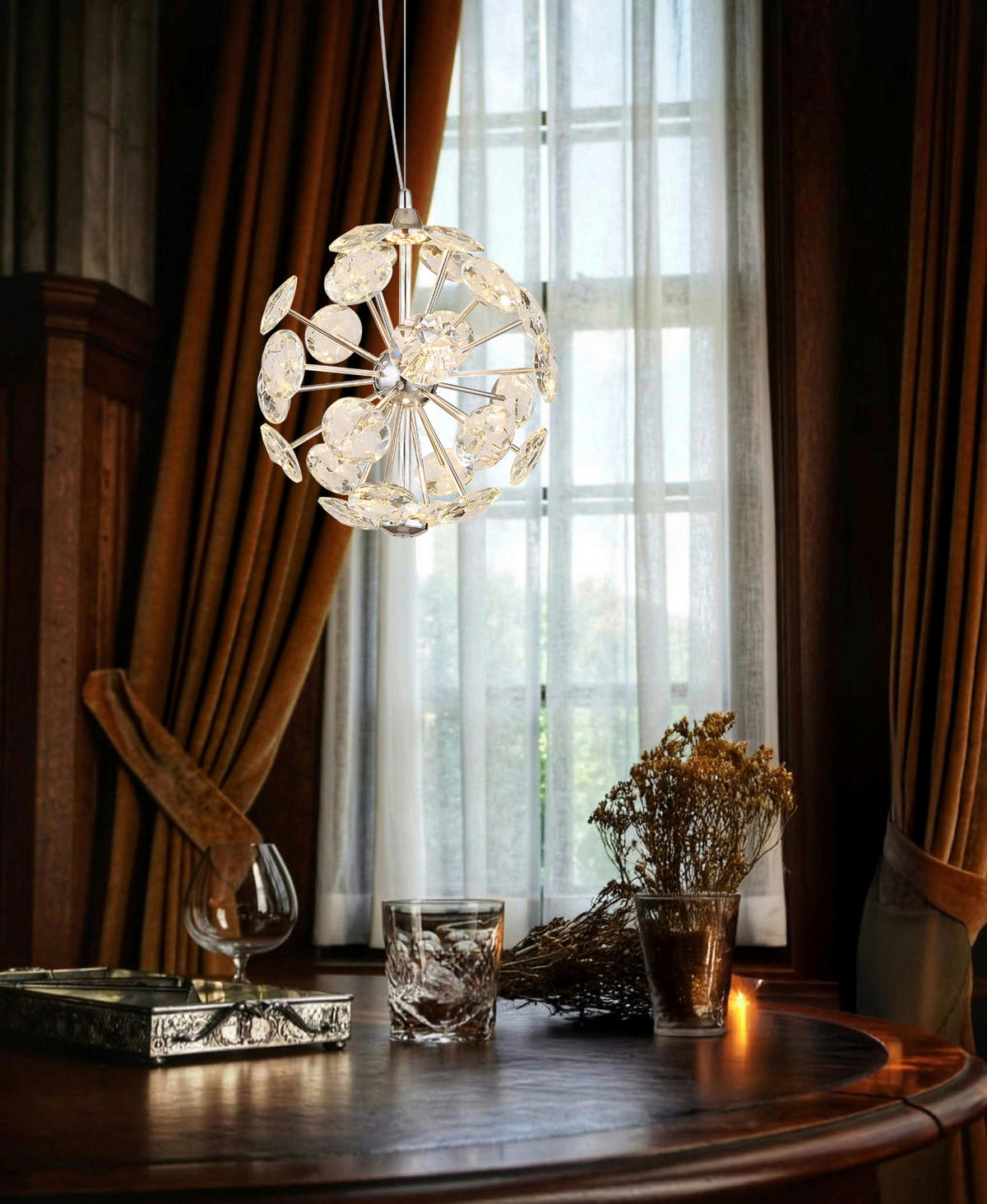 GLOBO Pendelleuchte Metall H/D: ca. 150x28 cm 1.0 Brennstellen Virina - (28,00/150,00cm) - GLOBO