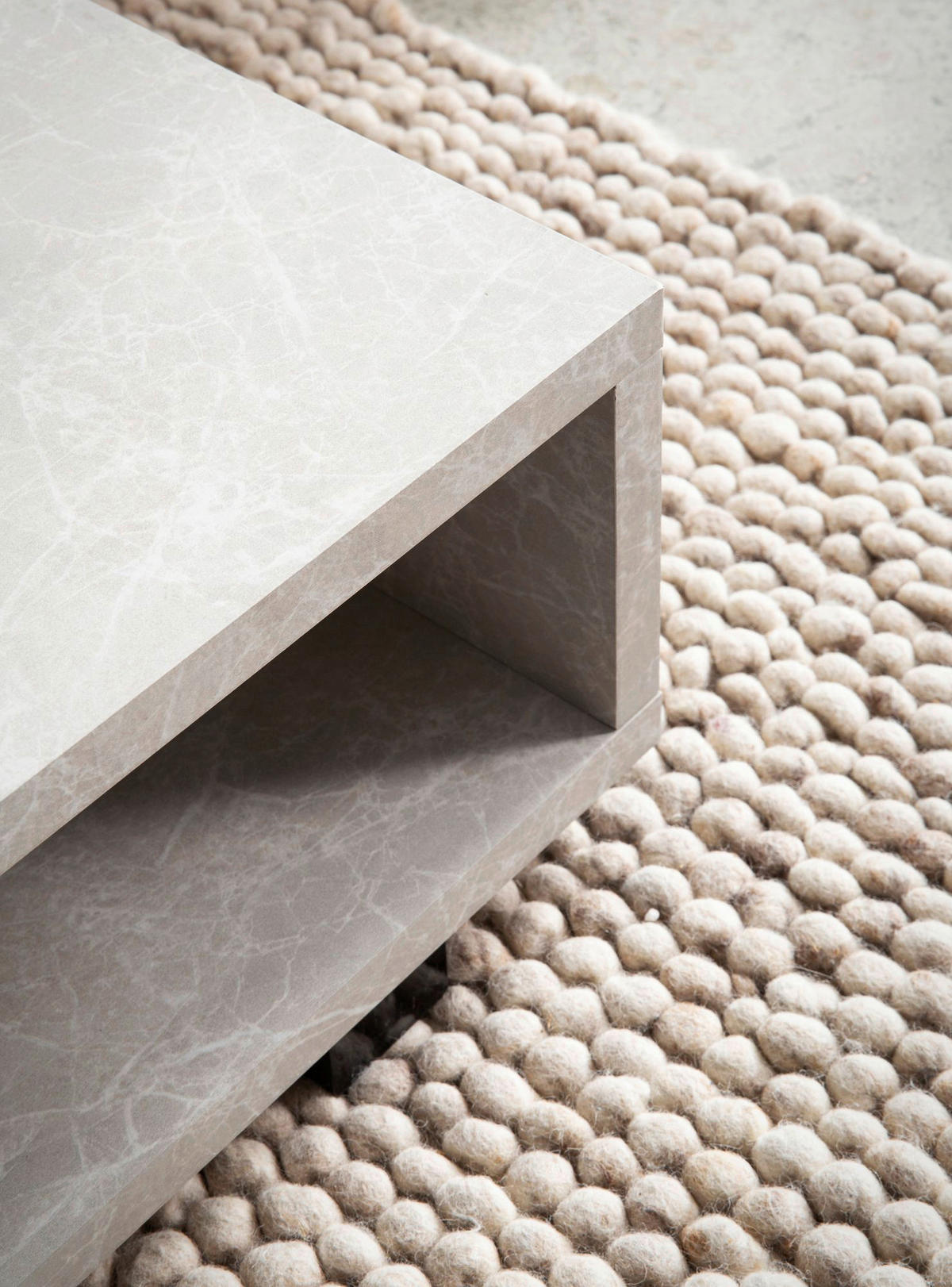 Couchtisch sand B/H/T: ca. 100x25x50 cm Couchtisch - sand (100,00/25,00/50,00cm) - Wohnling