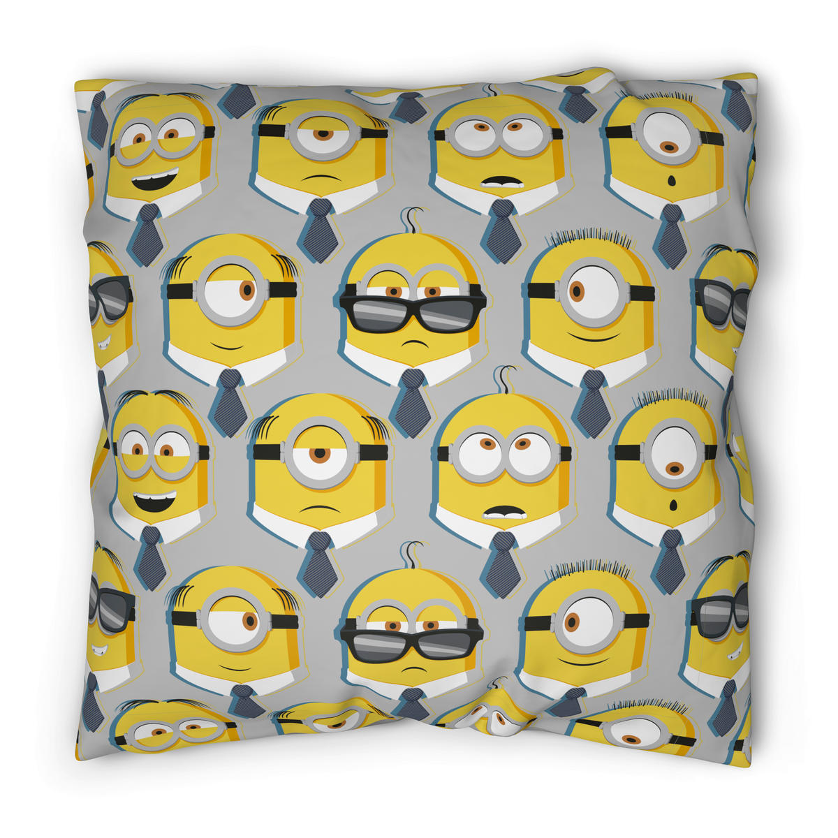 Microfaser Bettwäsche Minions Minions - weiß/gelb (135,00/200,00cm)