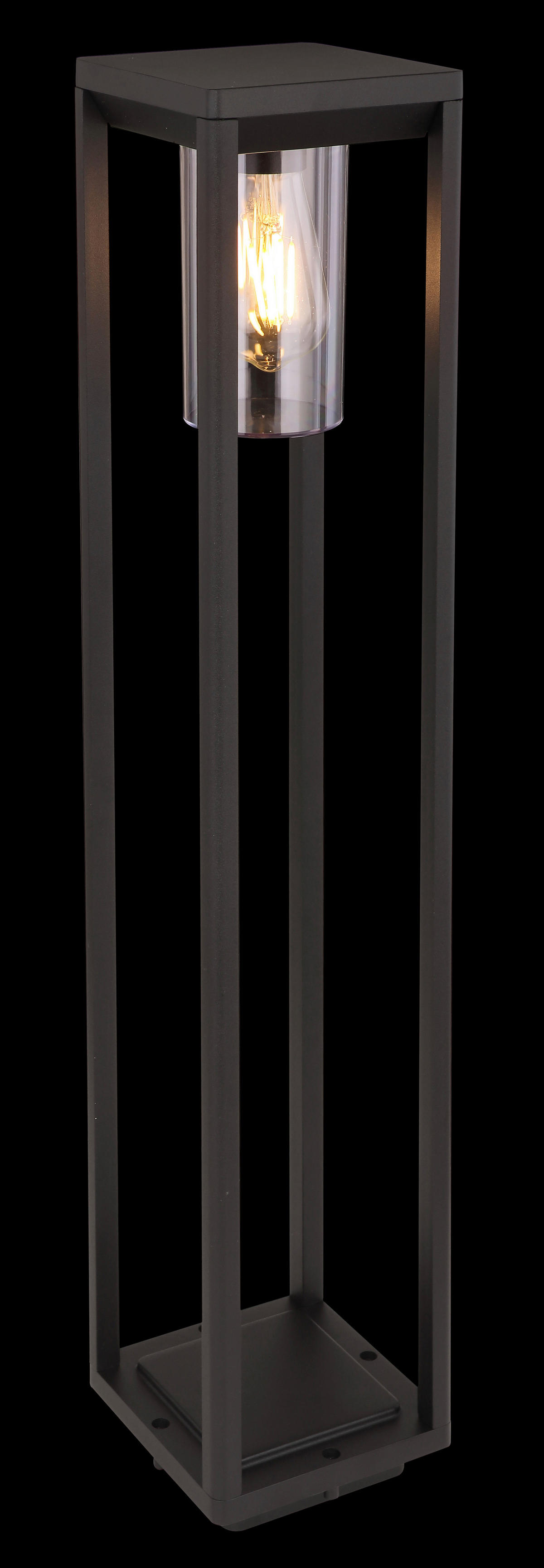 Außenleuchte 3135S3 schwarz B/H/L: ca. 15x80x15 cm Außenleuchte_Candela 3135S3 - schwarz (15,00/15,00/80,00cm) - GLOBO