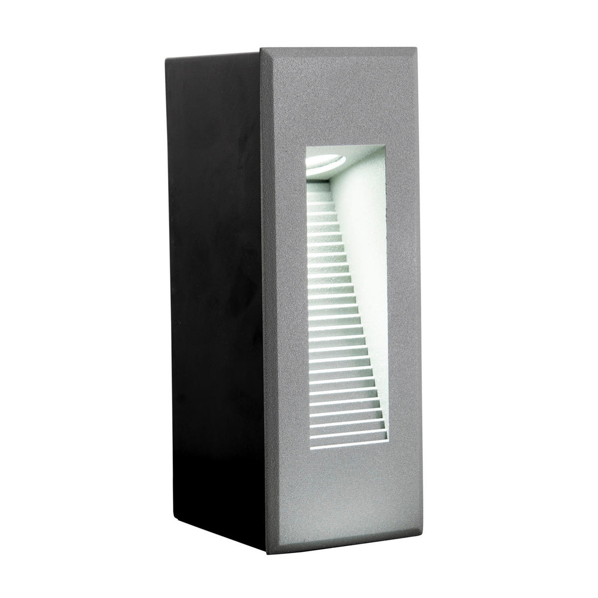 LED-Außenwandleuchte 1149259 silber B/H/L: ca. 6,6x17,1x7,3 cm LED Außenwandleuchte KOLARI mit LED - silber (7,30/6,60/17,10cm) - Näve Leuchten