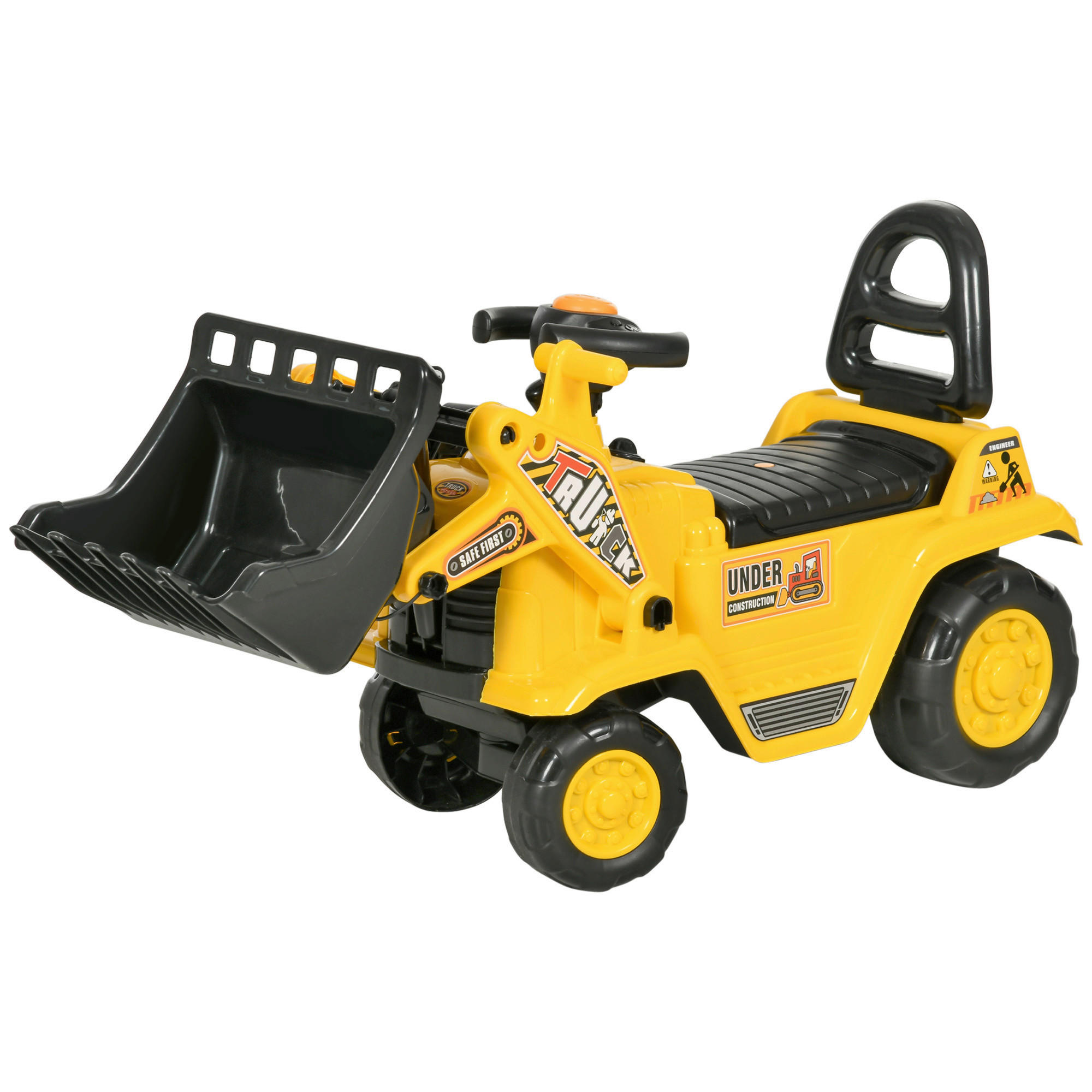 HOMCOM Trettraktor B/H/L: ca. 26,5x39x80 cm Trettraktor - (80,00/26,50/39,00cm) - HOMCOM