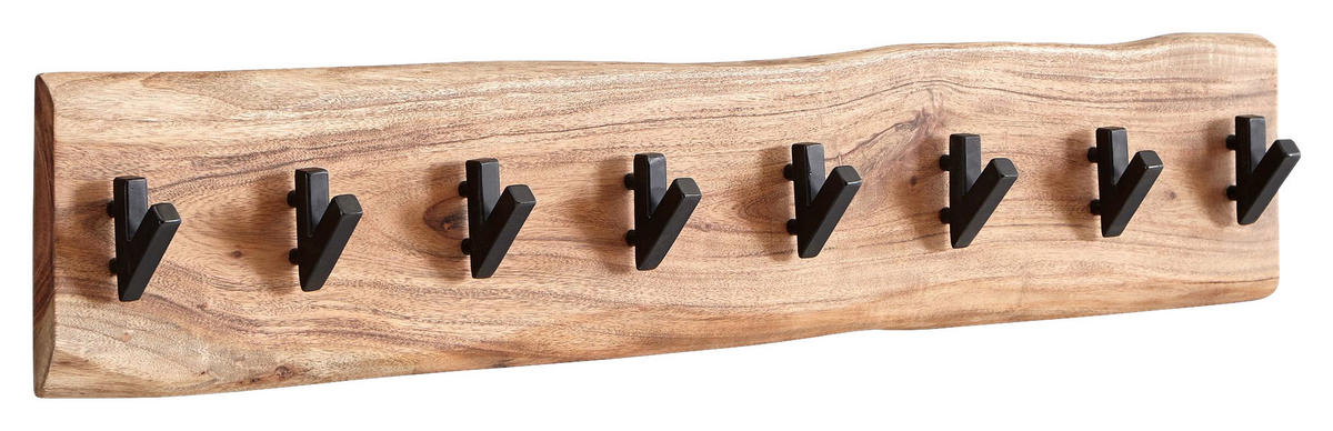 Wandgarderobe B/H/T: ca. 90x19x9 cm Wandgarderobe - (90,00/19,00/9,00cm) - Wohnling