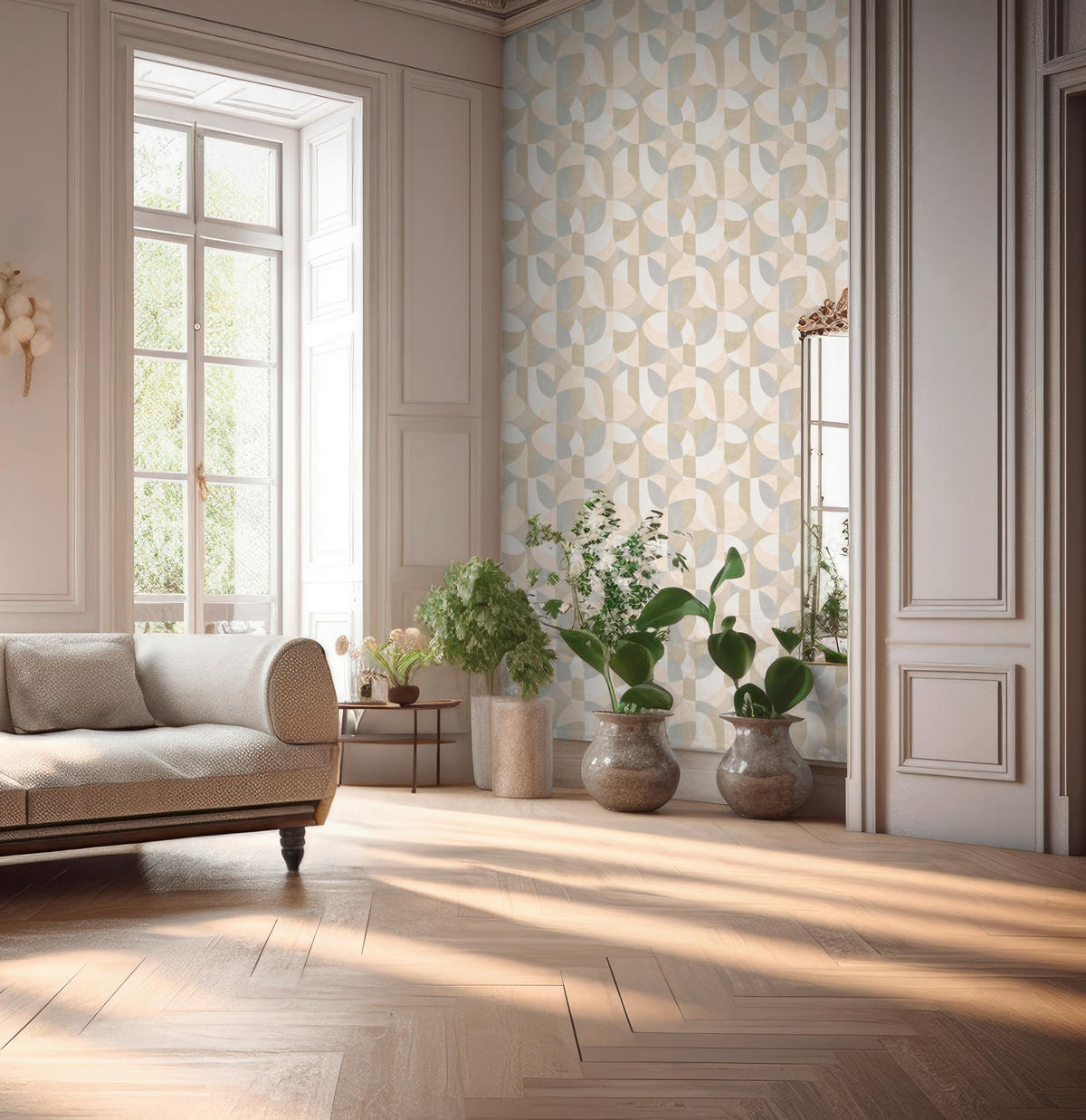 A.S.Creation Vliestapete creme beige B/H/D: ca. 53x1005x8,2 cm Vliestapete - beige/creme (8,20/1005,00cm) - A.S.Creation