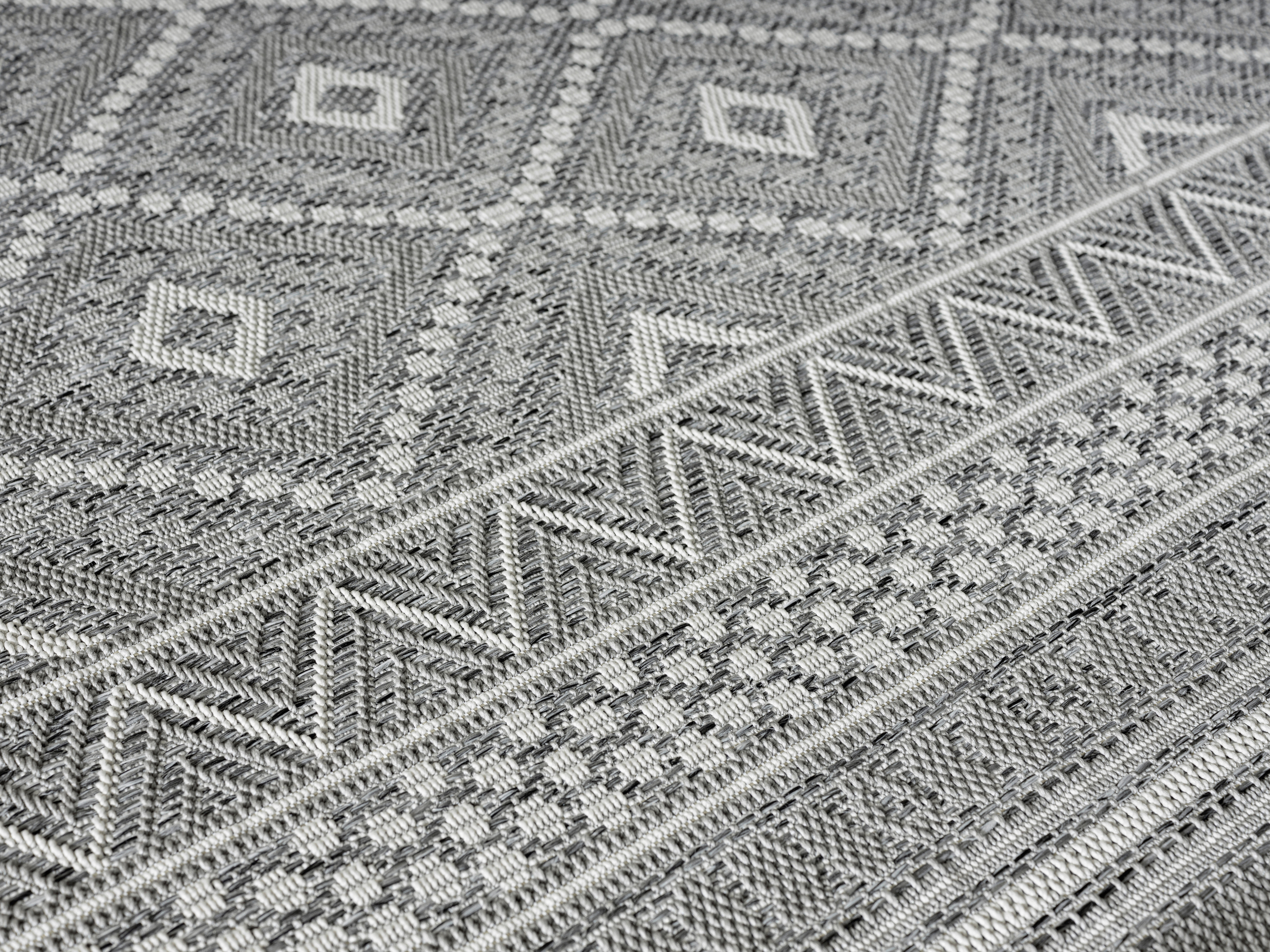 Merinos Teppich Ottowa grau B/L: ca. 140x200 cm Ottowa - grau (140,00/200,00cm) - Merinos