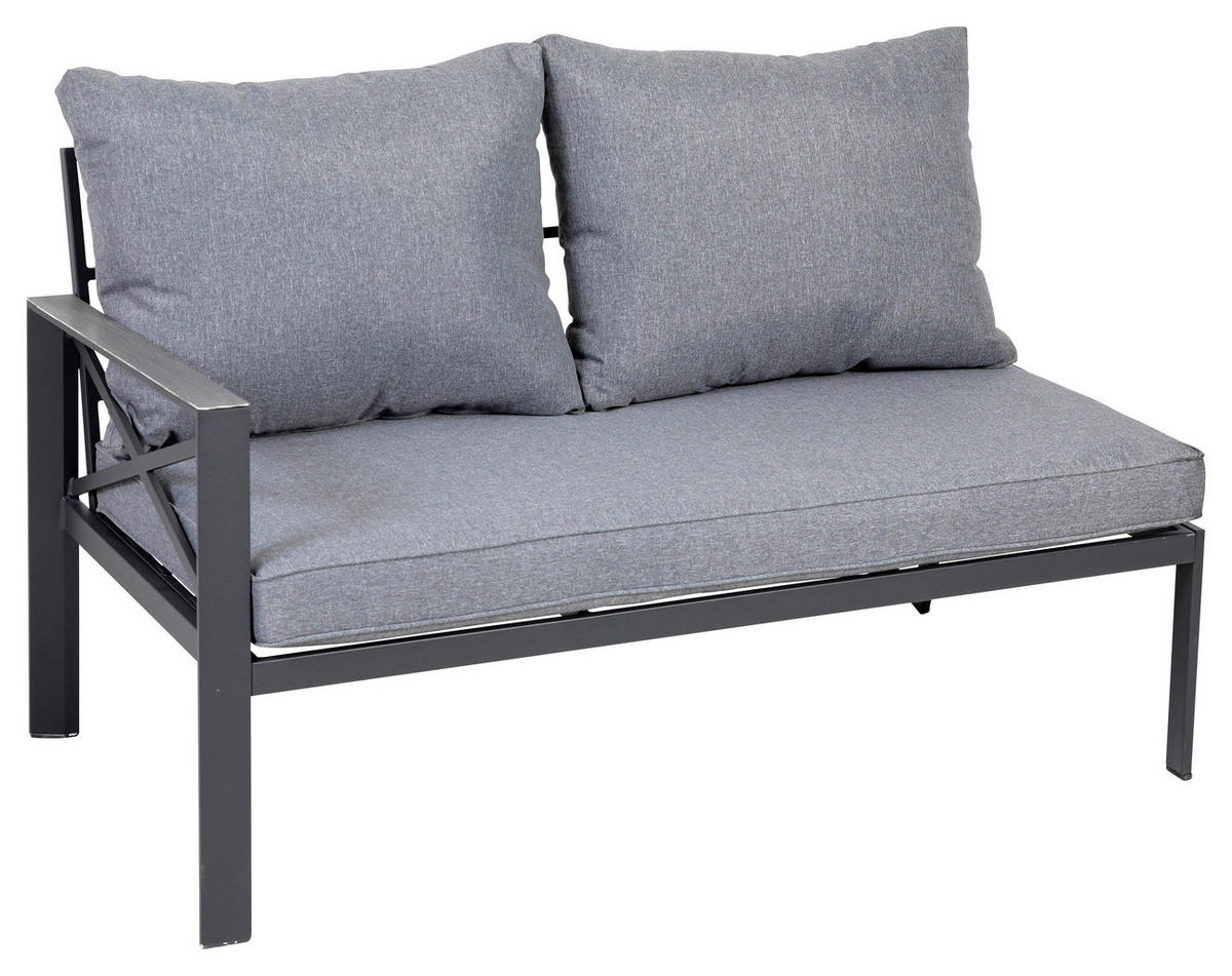 Greemotion Loungeset Amsterdam grau Stahl Amsterdam - anthrazit/grau - Greemotion