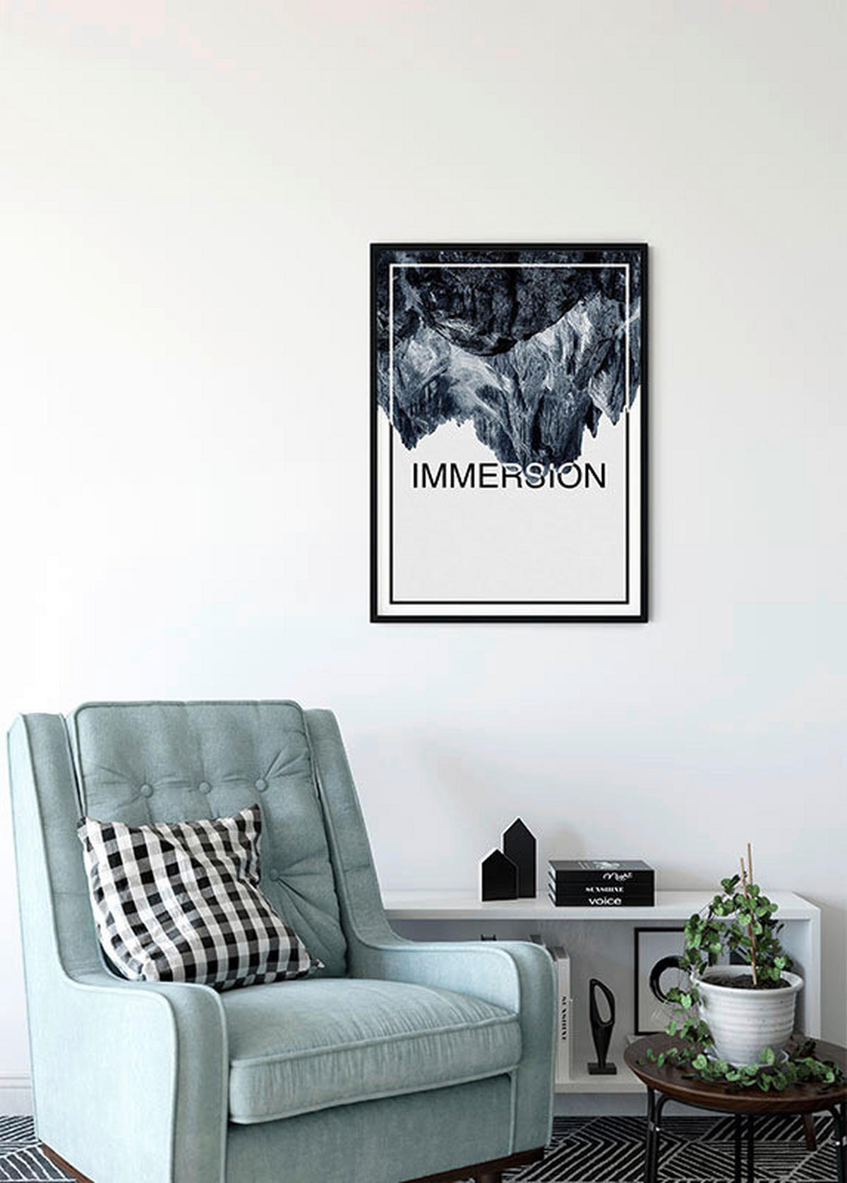 Komar Poster Immersion Steel Landschaft B/L: ca. 30x40 cm Immersion Steel - (30,00/40,00cm) - Komar