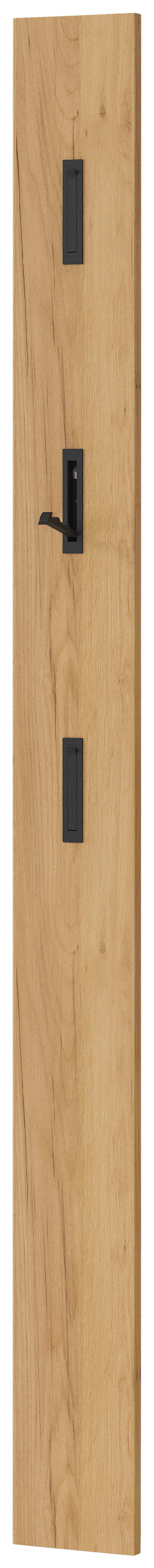 Garderobe 7938-629 B/H/T: ca. 86x200x22 cm 7938-629 - Eiche/grün (86,00/200,00/22,00cm) - Germania