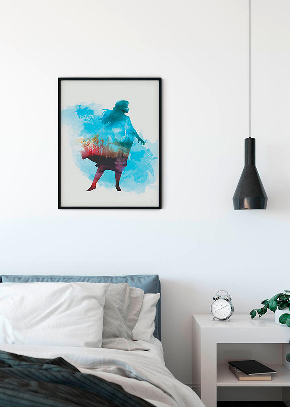 Komar Poster Frozen Anna Aquarell Disney B/L: ca. 50x70 cm Frozen Anna Aquarell - (50,00/70,00cm) - Komar