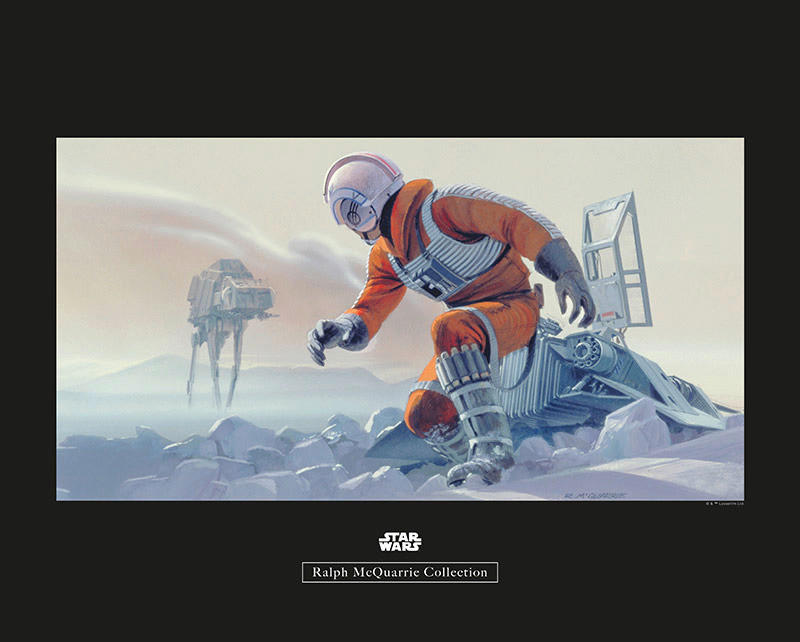 Komar Poster Star Wars Classic RMQ Hoth Battle P Star Wars - Classic B/L: c günstig online kaufen