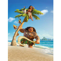 Komar Fototapete Moana and Maui multicolor B/H: ca. 184x248 cm Moana and Maui - multicolor (184,00/248,00cm) - Komar