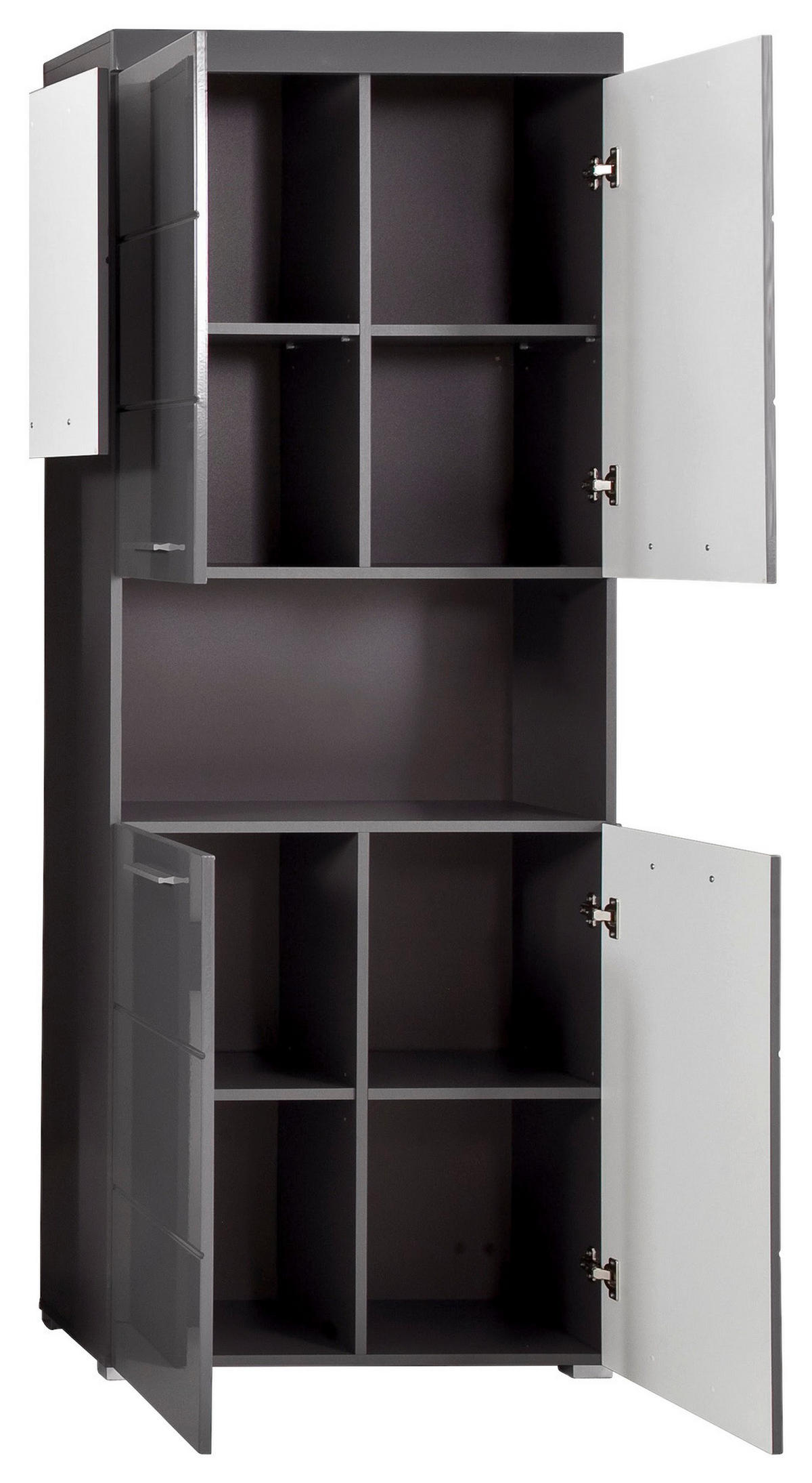 Badhochschrank Amanda B/H/T: ca. 73x190x31 cm Amanda - grau (73,00/190,00/31,00cm)