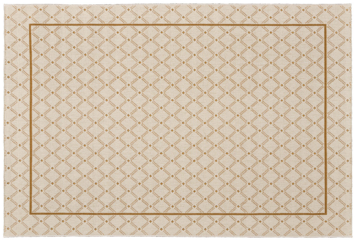 Webteppich Luxus beige B/L: ca. 120x170 cm Luxus - beige/gold (120,00/170,00cm)