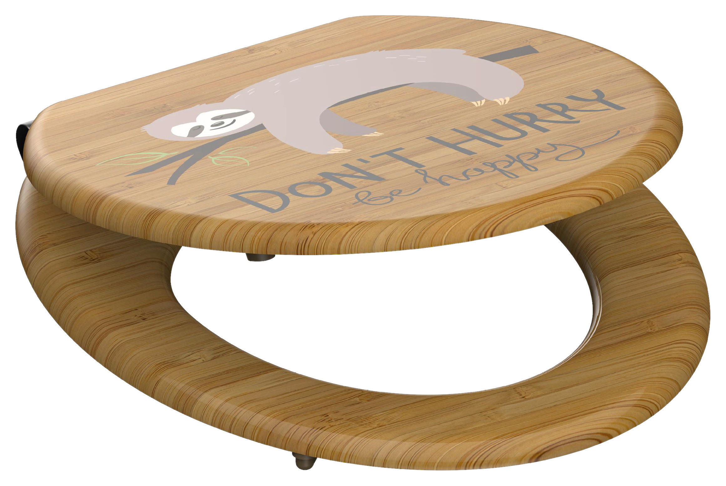 WC-Sitz DONT HURRY MDF B/H/T: ca. 43,5x5,5x37,5 cm DONT HURRY - (43,50/5,50/37,50cm) - SCHÜTTE