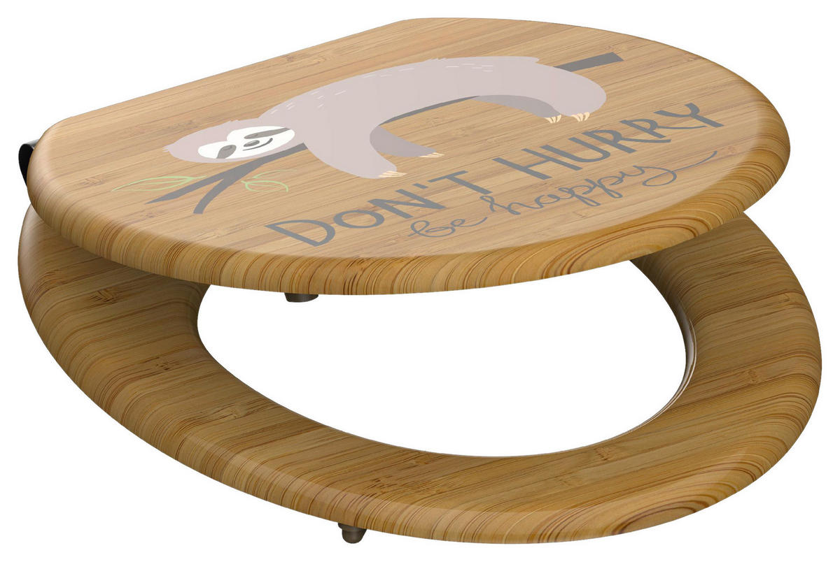 WC-Sitz DONT HURRY MDF B/H/T: ca. 43,5x5,5x37,5 cm DONT HURRY - (43,50/5,50/37,50cm) - SCHÜTTE