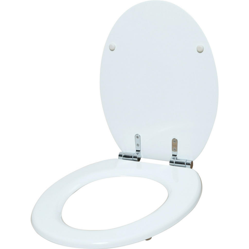 Thumbnail - WC-Sitz weiß Holzwerkstoff