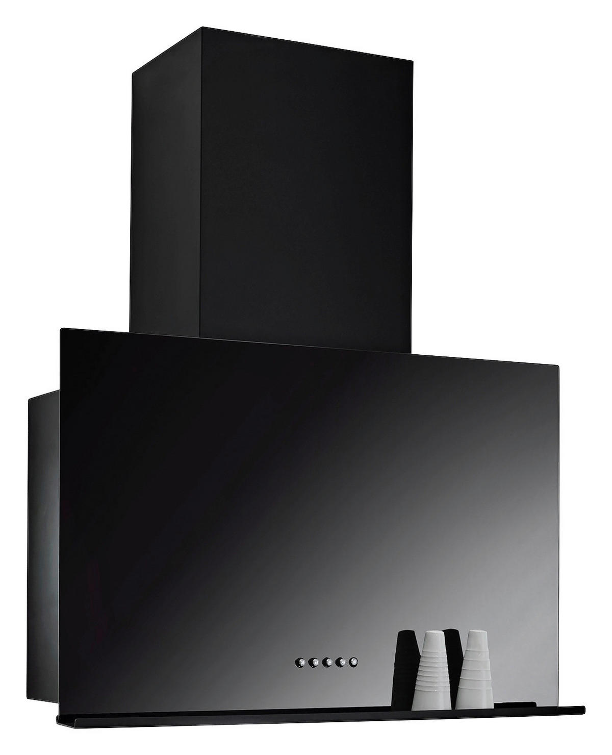 INTERPLAN Dunstabzugshaube Flat Black 60 schwarz B/H/T: ca. 60x39x30 cm Flat Black 60 - schwarz (60,00/39,00/30,00cm) - INTERPLAN