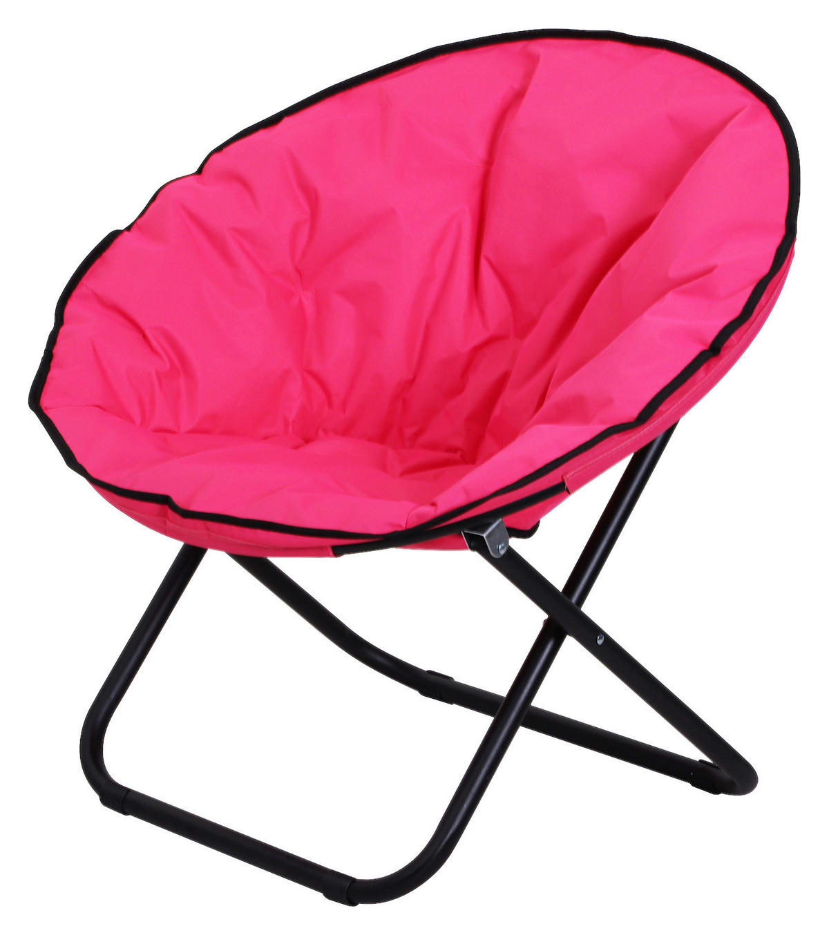 Outsunny Campingstuhl rosa Metall B/H/L: ca. 80x75x80 cm Campingstuhl - rosa (80,00/80,00/75,00cm) - Outsunny