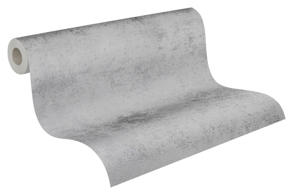 A.S.Creation Vliestapete silber grau B/H/D: ca. 53x1005x9,2 cm Vliestapete - silber/grau (9,20/1005,00cm) - A.S.Creation