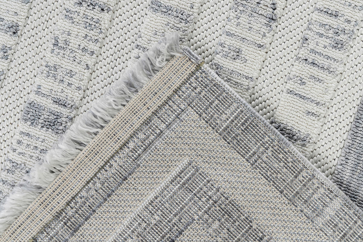 360Living Teppich Sarai grau B/L: ca. 80x150 cm Sarai - grau (80,00/150,00cm) - 360Living