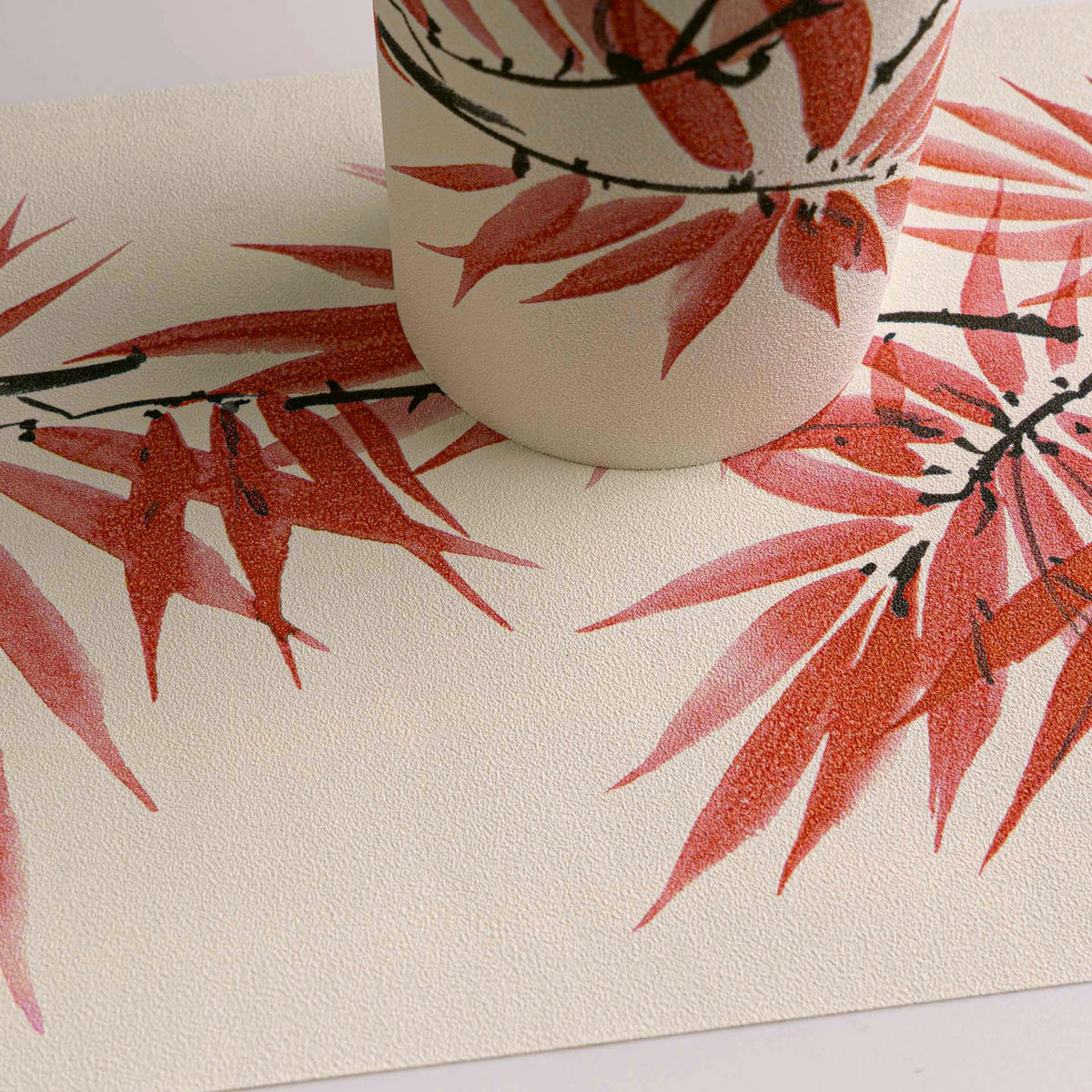 A.S.Création Bordüre weiß rot schwarz B/H/D: ca. 17x500x6,8 cm Bordüre_selbstklebend - weiß/rot (6,80/500,00cm) - A.S.Creation