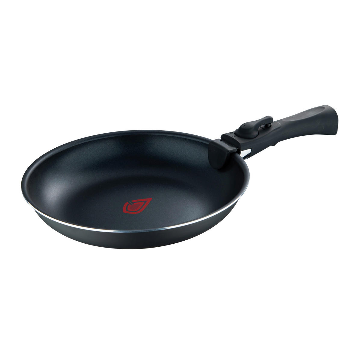 BERGNER Pfannenset CLICK & COOK silber Aluminium CLICK & COOK - schwarz/silber (38,50/35,50/5,60cm) - BERGNER