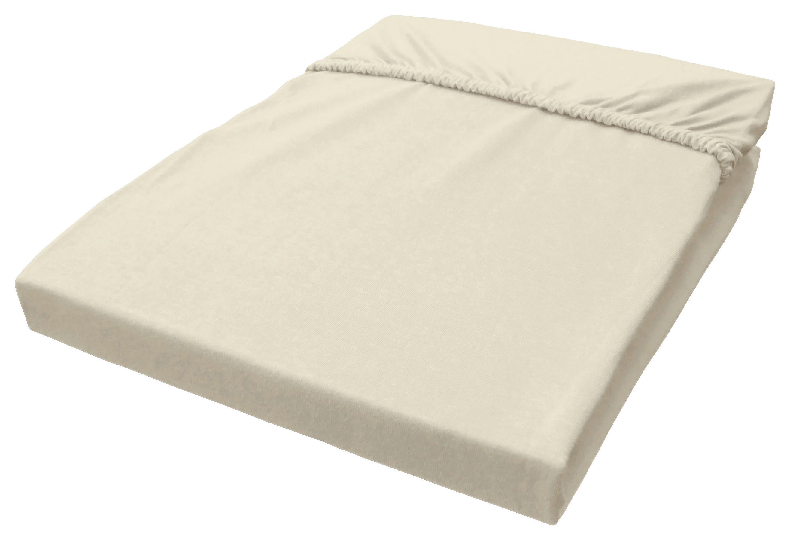 Jersey Spannbetttuch Spannbetttuch-Jersey 100x200cm - natur (100,00/200,00cm) - Trendline by Biberna