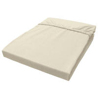 Jersey Spannbetttuch Spannbetttuch-Jersey 100x200cm - natur (100,00/200,00cm) - Trendline by Biberna