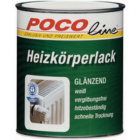 POCOline Acryl Heizkörperlack weiß glänzend ca. 0,25 l Heizkörperlack_Acryl 250ml - weiß (250ml) - POCOline