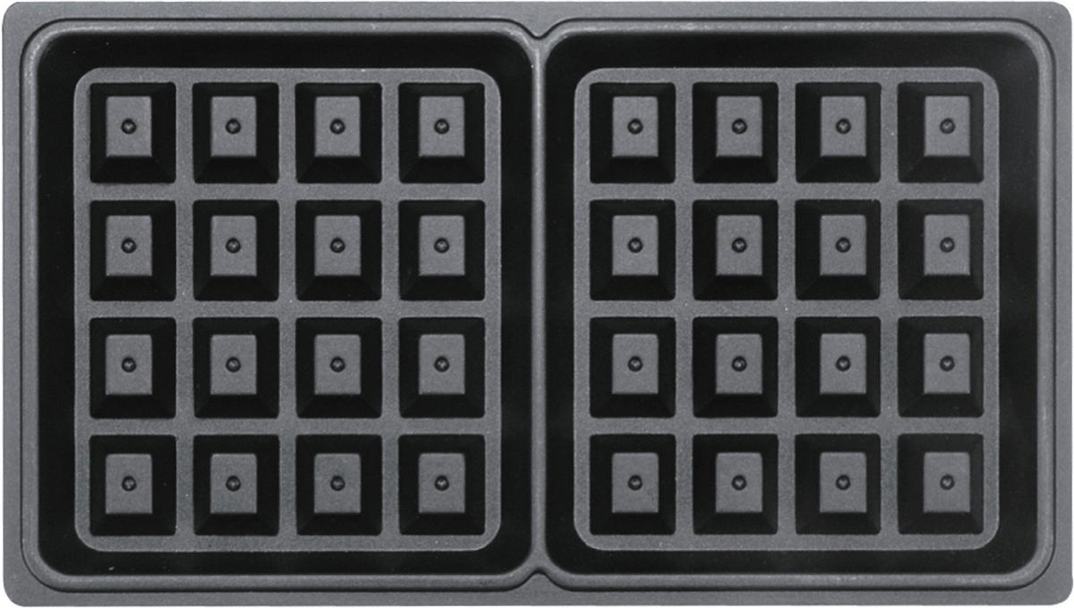 POCOline Sandwichtoaster schwarz Metall Kunststoff B/H/L: ca. 23,3x9,4x23,5 cm Sandwichmaker 3in1 Snackmaster - schwarz (23,50/23,30/9,40cm) - POCOline