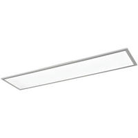 POCOline Deckenpanel Plano weiß silber Kunststoff Aluminium B/H/L: ca. 30x7x120 cm LED-Deckenpanel_Plano - weiß/silber (120,00/30,00/7,00cm) - POCOline