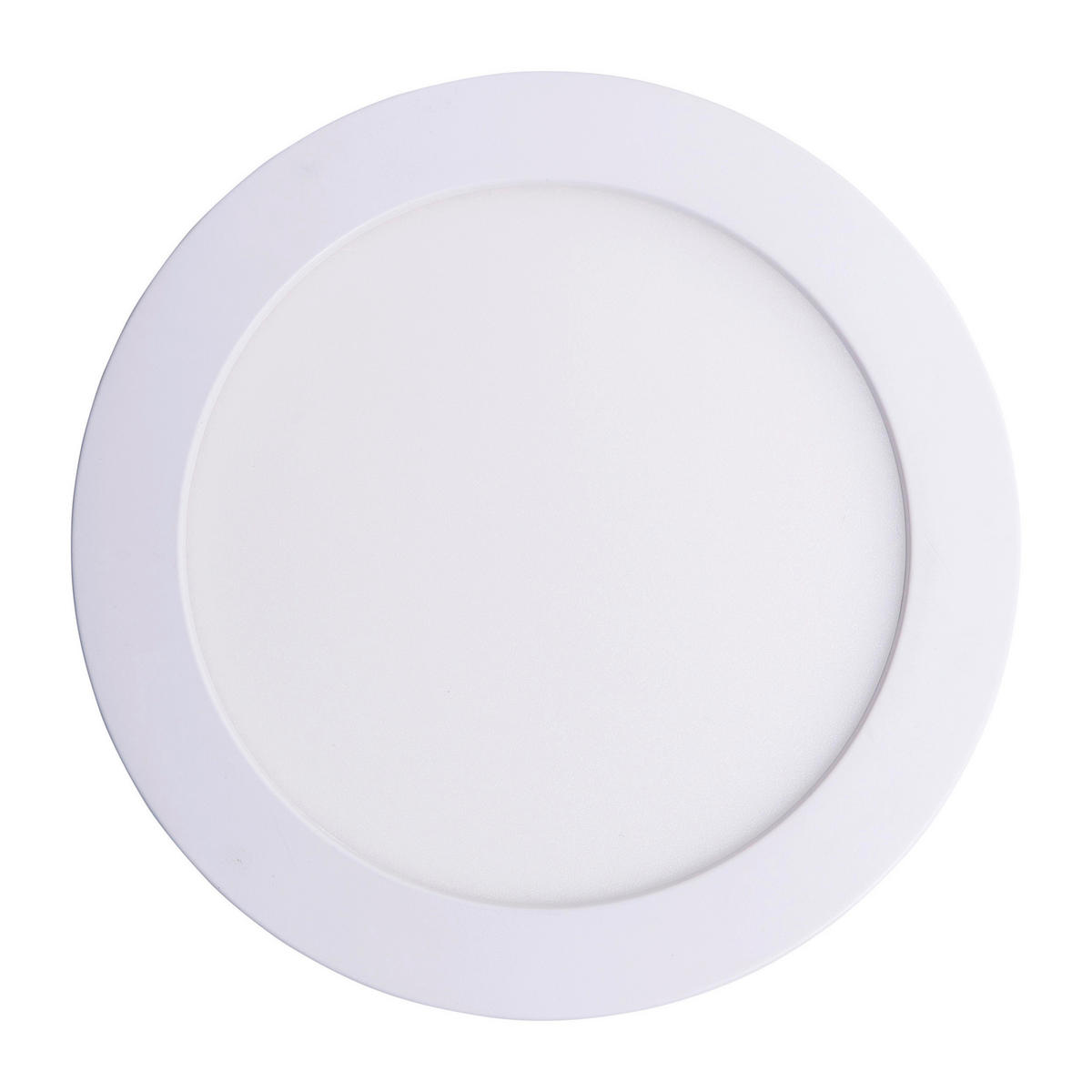 Näve Leuchten LED-Ein-/Aufbauleuchte weiß Kunststoff Metall B/H/T/D: ca. 24,6x3,5x24,6x24,6 cm KOMPLEX - weiß (24,60/3,50/24,60cm) - Näve Leuchten