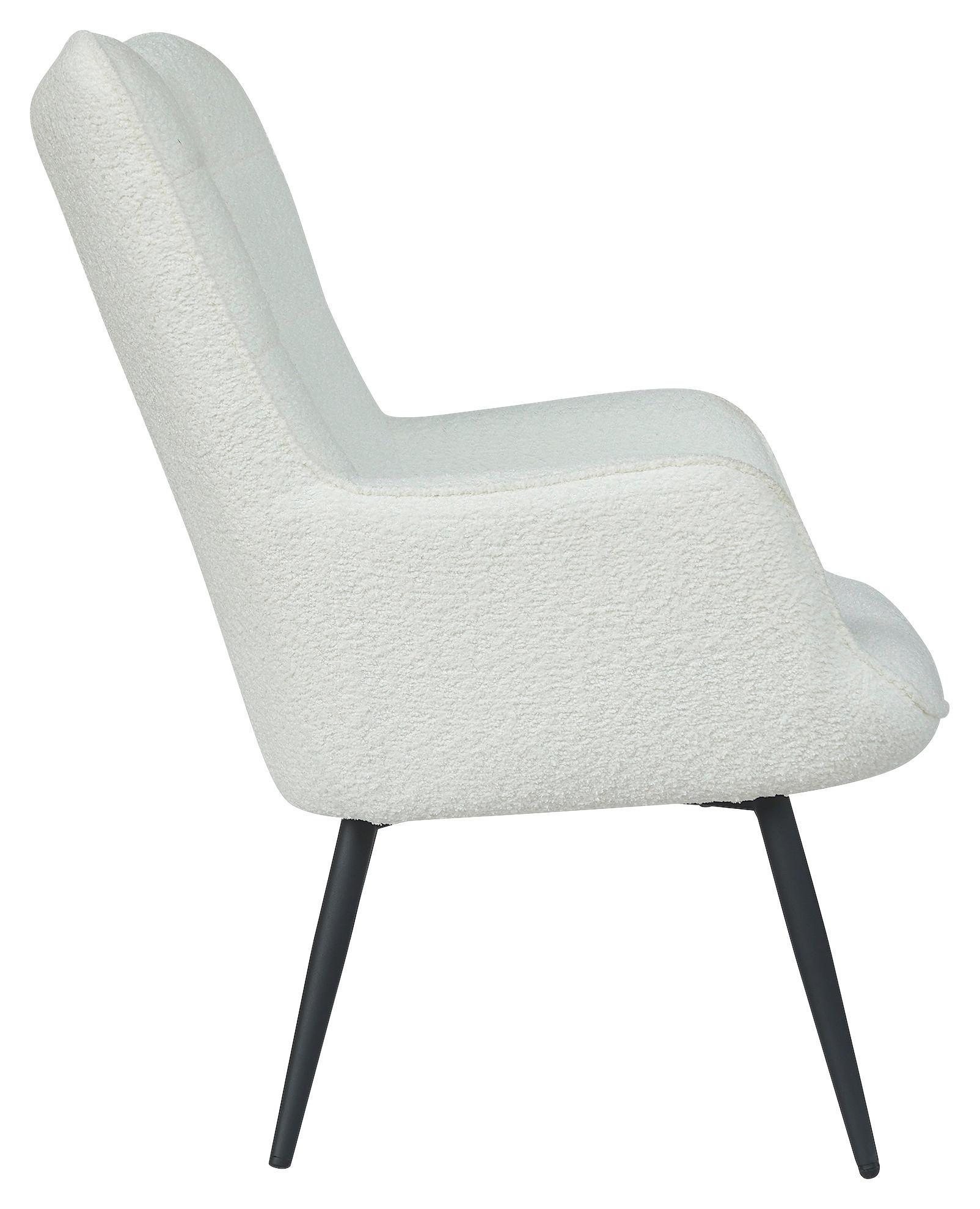 byLIVING Hocker UTA weiß Stoff B/H/T: ca. 72x97x80 cm UTA - weiß (72,00/97,00/80,00cm) - byLIVING