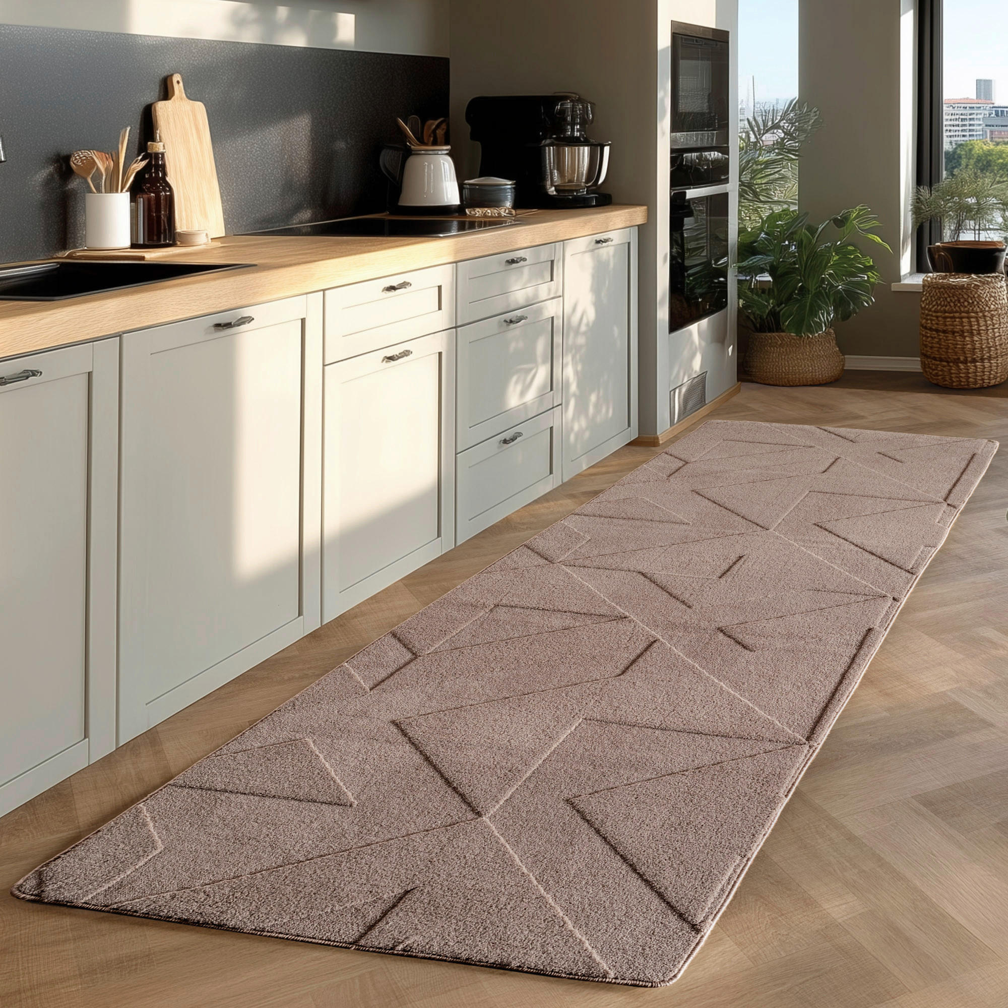 Ayyildiz Teppich POMPEI beige B/L: ca. 80x250 cm POMPEI - beige (80,00/250,00cm) - Ayyildiz