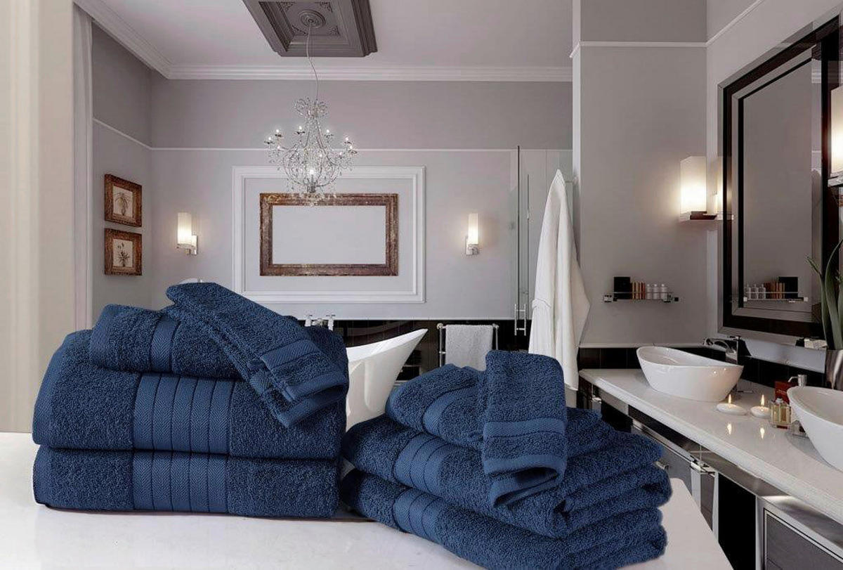 Good Morning Frottier-Set 8-teilig Frottierset_8-teilig_denim - jeansblau - Good Morning