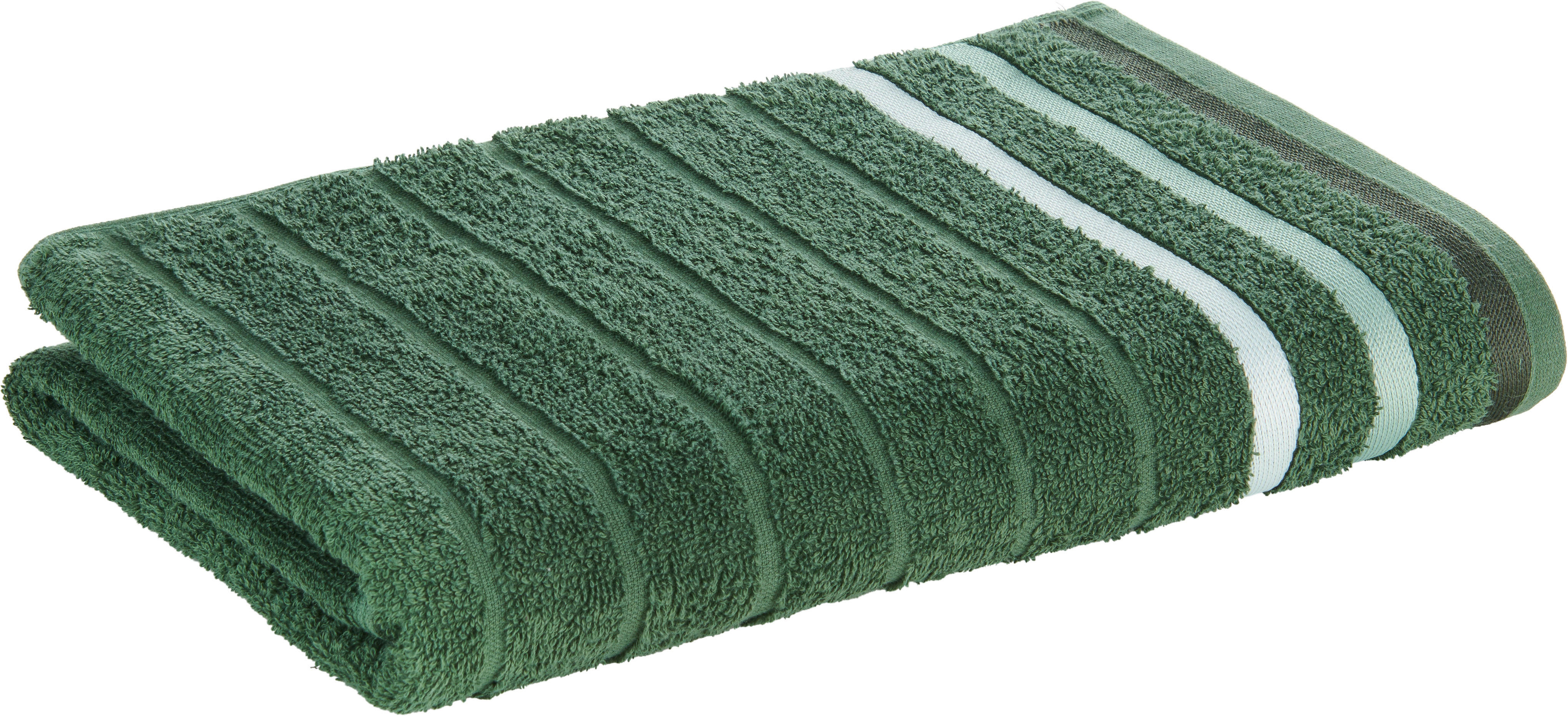Duschtuch Marta Marta - dunkelgrün (70,00/140,00cm) - oh cosy
