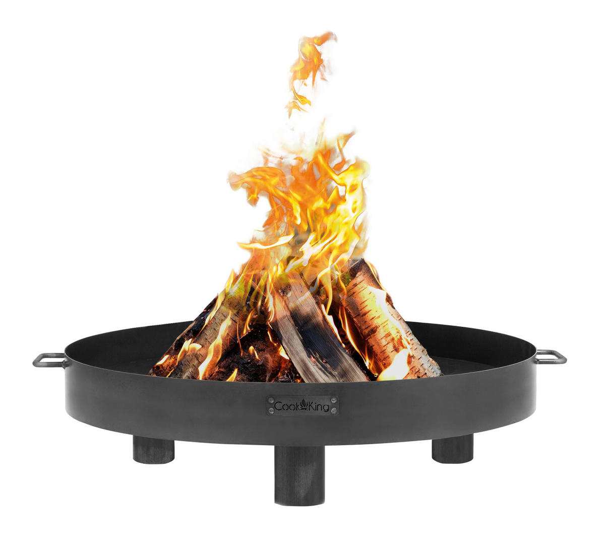 CookKing Feuerschale Tunis 60 schwarz Stahl B/H/T: ca. 60x20x60 cm Tunis 60 - schwarz (60,00/20,00/60,00cm) - CookKing