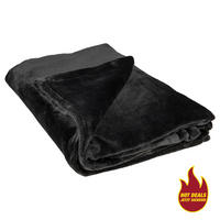 Flanelldecke Flanelldecke 140x200cm anthrazit - anthrazit (140,00/200,00cm) - POCOline